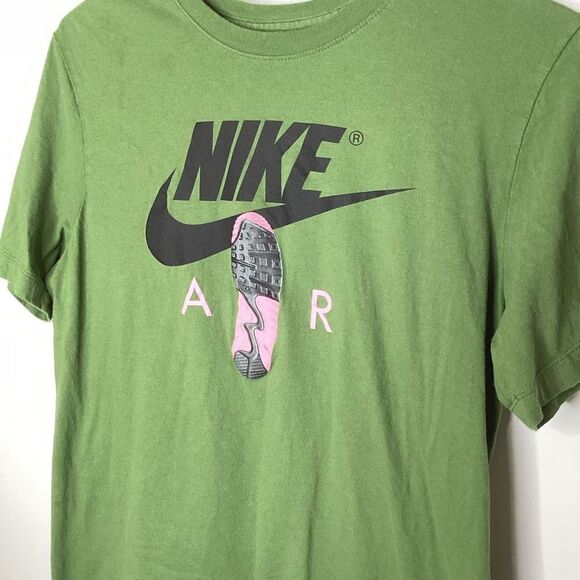 Mens Nike Air Max T-Shirt olive medium - Picture 2 of 4